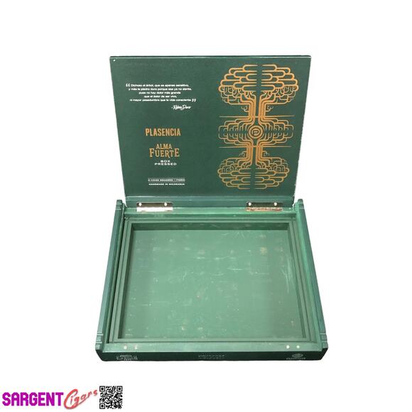Plasencia Alma Fuerte Eduardo Empty Wooden Cigar Box 10x8.25x1.5 - Picture 6 of 6